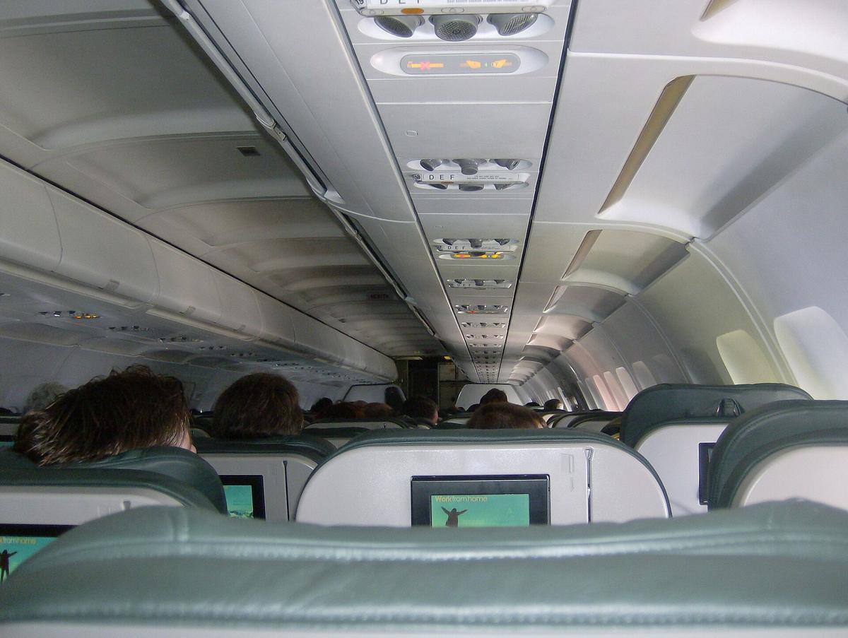 airline cabin interior