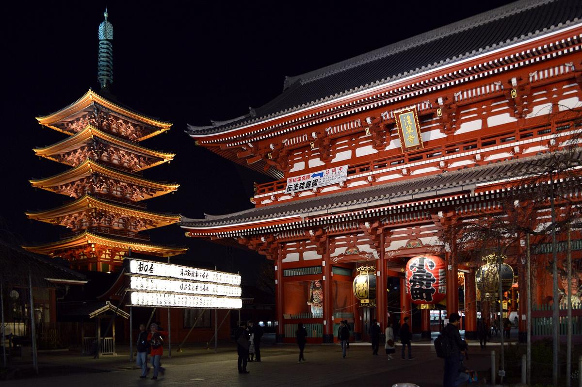 Senso-ji pagoda Tokyo