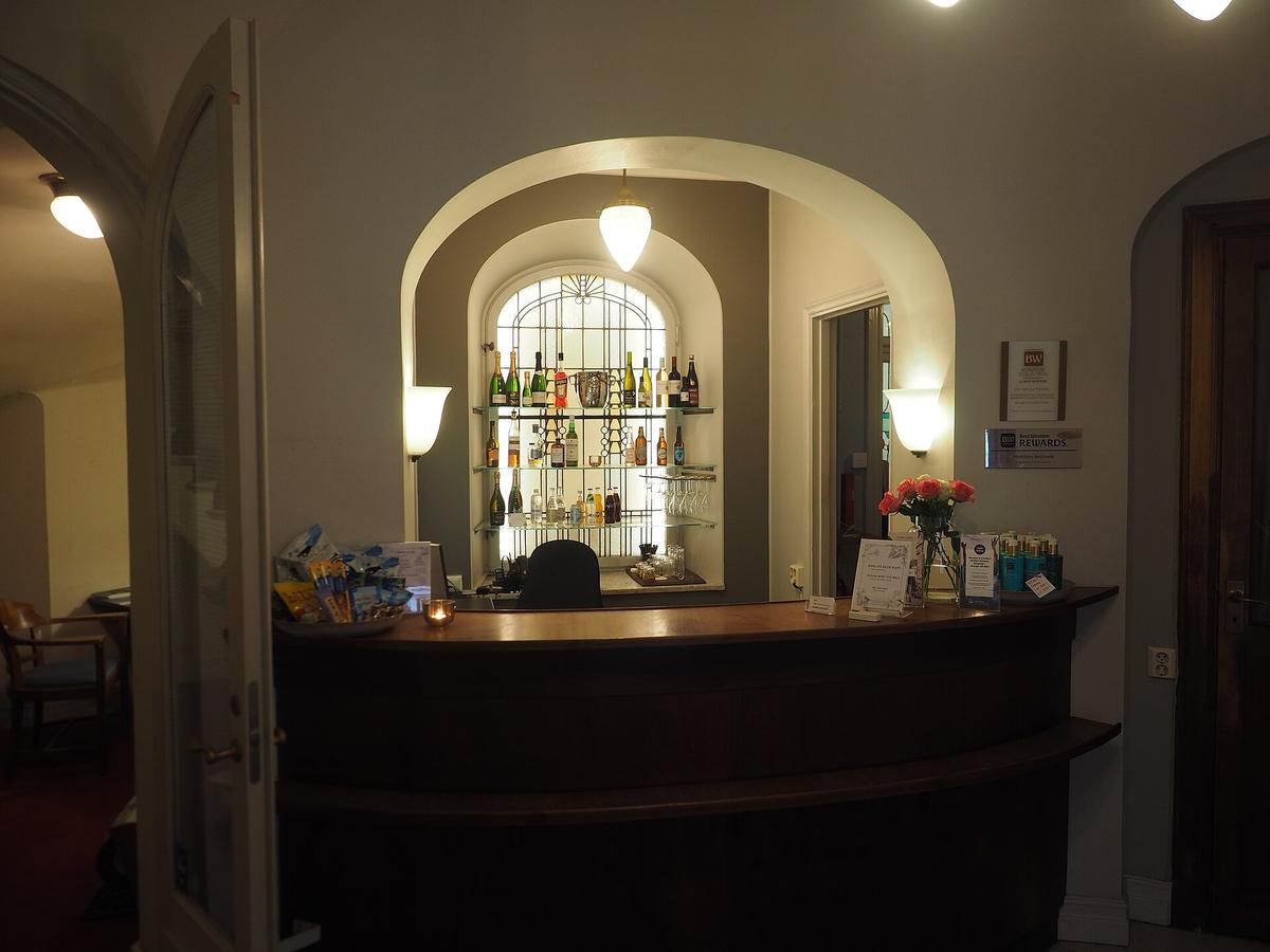 hotel reception desk